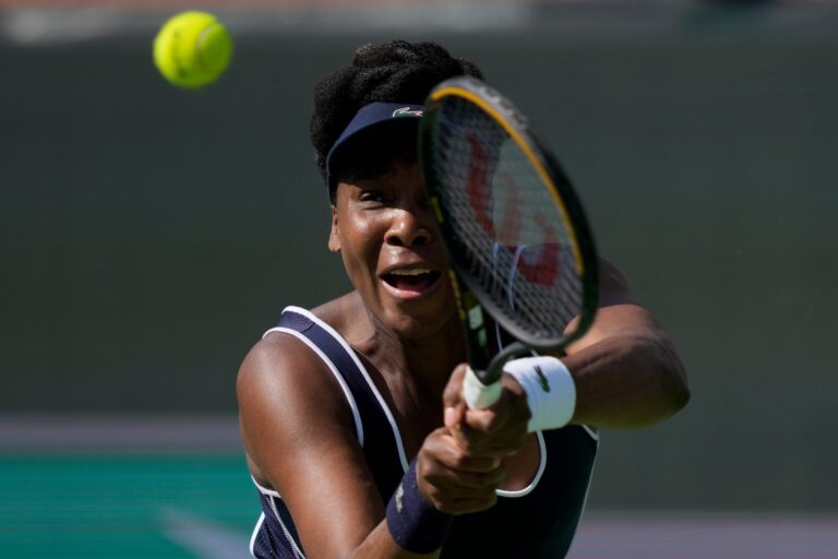 Venus Williams recibió una invitación para jugar Indian Wells, un año después de su última vez… y a los 44 años