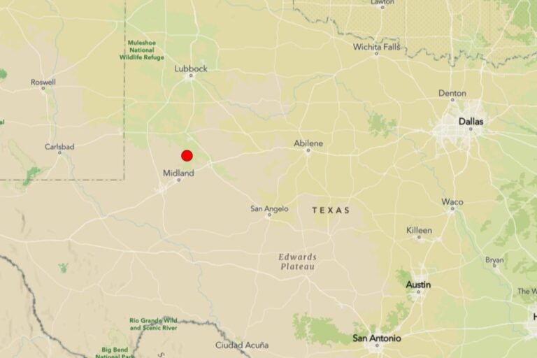 Temblor en Texas: se registró un sismo de 4,8 grados cerca de Nuevo México