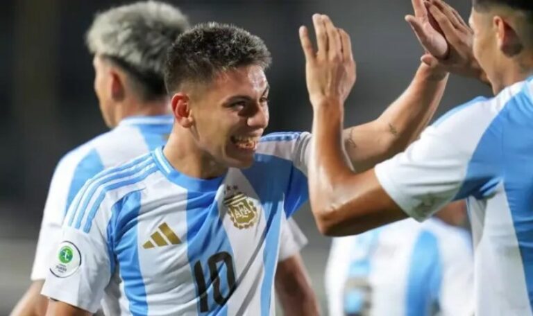 Histórico: Argentina abrumó a Brasil en el Sudamericano Sub 20, a pesar de Bullrich