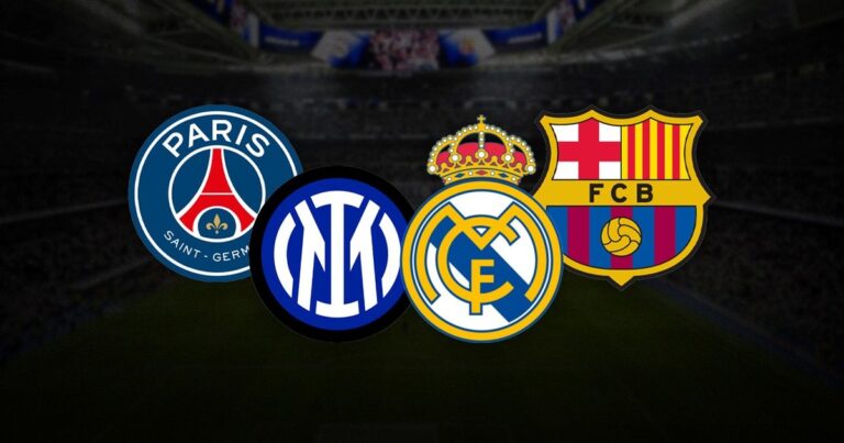 Los cuatro clubes europeos que van por el triplete esta temporada