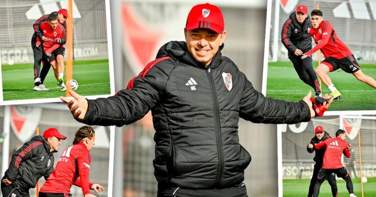 El llamativo desafío de Gallardo a los jugadores de River en el entrenamiento