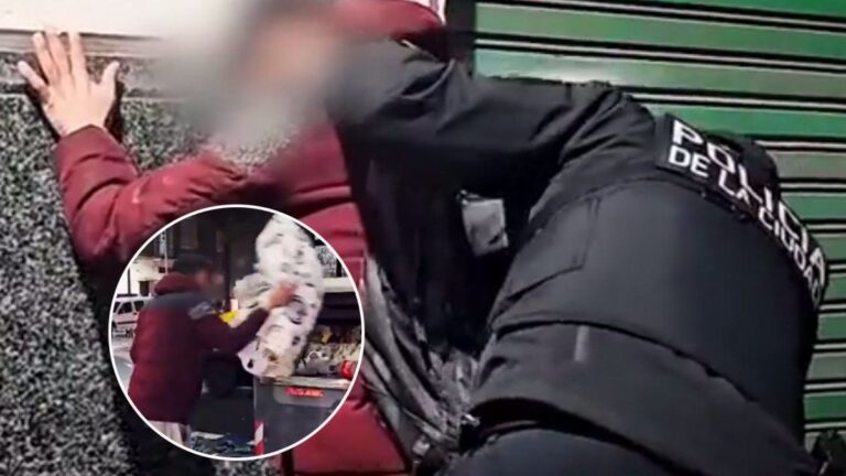 La Policía obligó a cartoneros a limpiar la basura de la calle: «A vos te parece bien esto?»