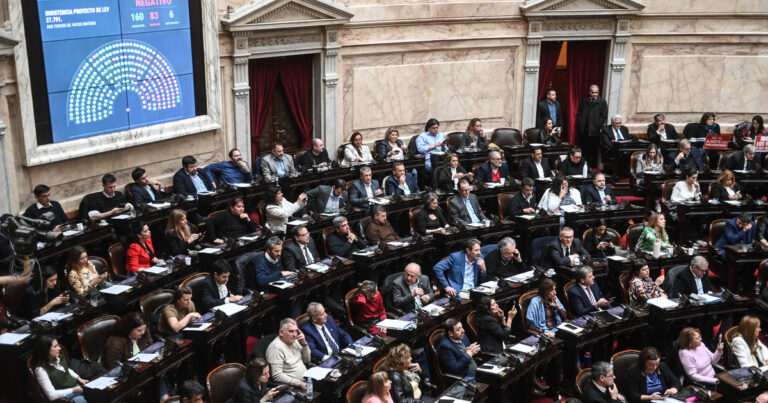 Uno por uno, cómo votaron los diputados el veto de Javier Milei al aumento de las jubilaciones