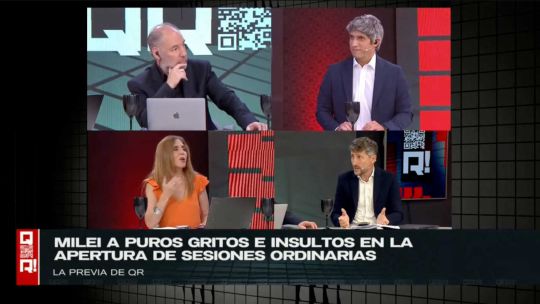 Fue un show fríamente calculado, el análisis en QR! del discurso de Javier Milei en el Congreso