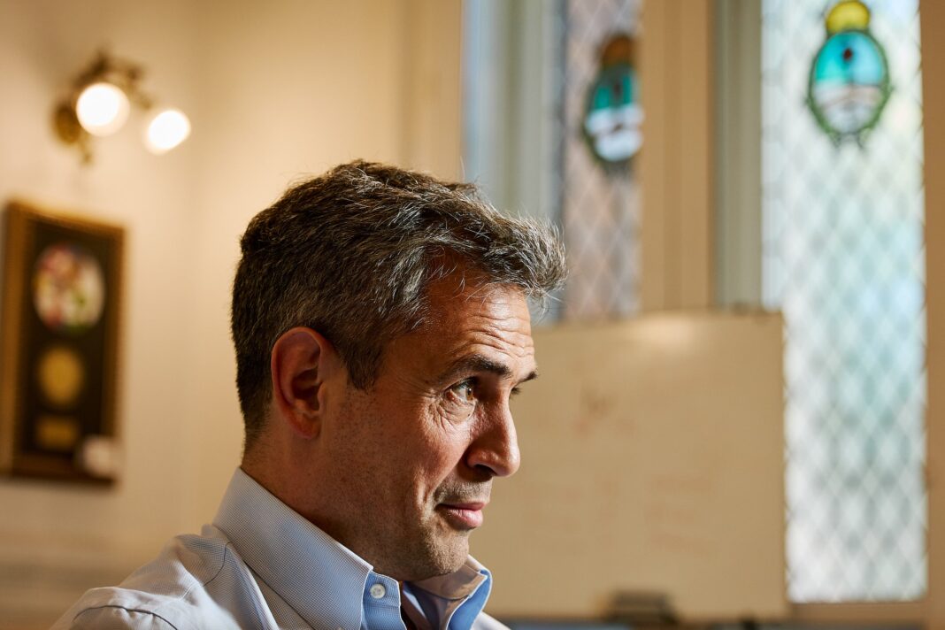 Martín Menem, presidente de la Cámara de Diputados, y Sandra Pettovello, ministra de Capital Humano, en un encuentro.