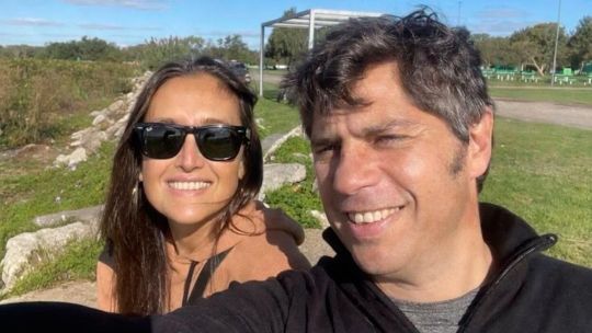 Axel Kicillof, gobernador de la provincia de Buenos Aires, en un acto público.