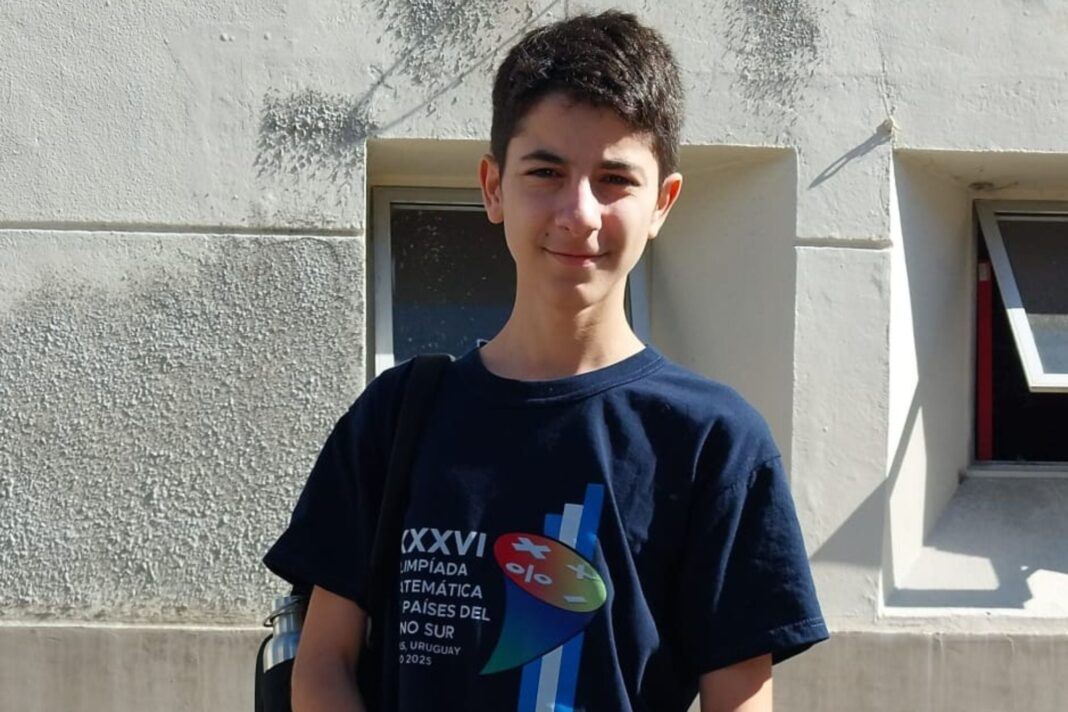 Antonio Strejilevich estudiante de 15 años representará a Argentina en la Olimpiada Internacional de Matemática