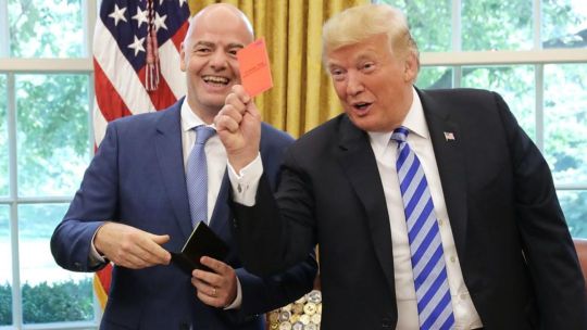 Gianni Infantino en el Congreso de la FIFA en Vancouver