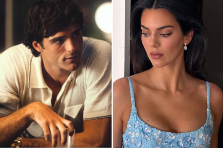 Jacob Elordi y Kendall Jenner en un evento social