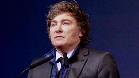 El presidente Javier Milei en la Iglesia del Santo Sepulcro en Jerusalén.