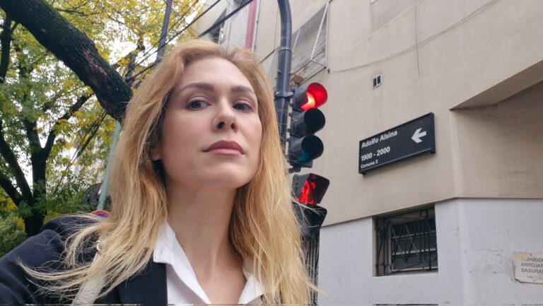 Fotografía de la diputada nacional Lilia Lemoine en el Congreso.