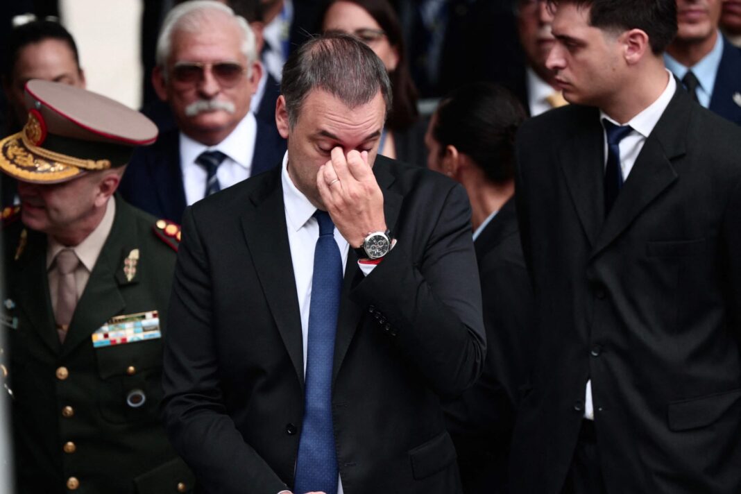 Manuel Adorni, jefe de Gabinete de Ministros de Argentina, en un encuentro oficial.