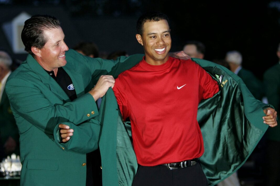 Tiger Woods y Phil Mickelson, dos leyendas del golf, ausentes en el Masters 2026.