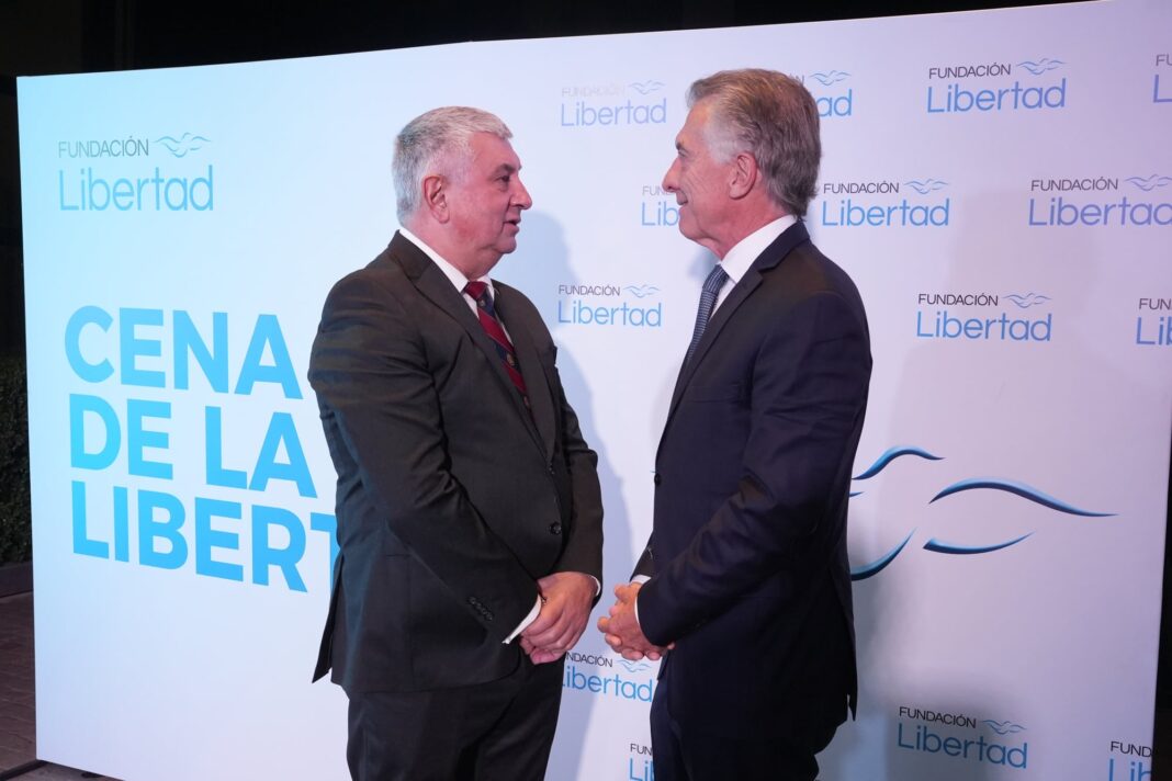 Milei y Macri en la cena de la Fundación Libertad
