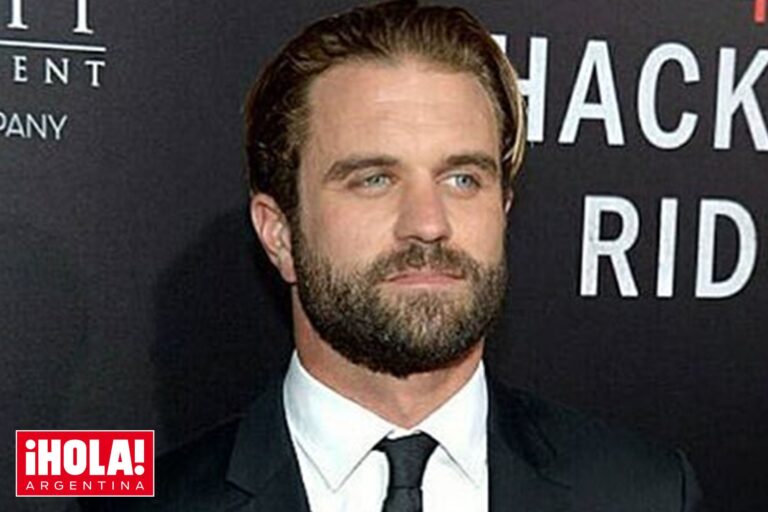 Milo Gibson, actor, en un primer plano.