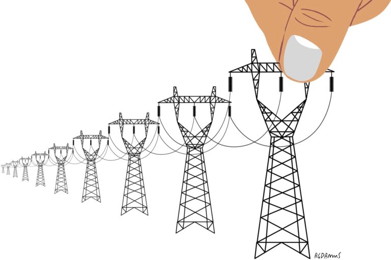 Torres de transmisión de energía eléctrica de alta tensión en Argentina