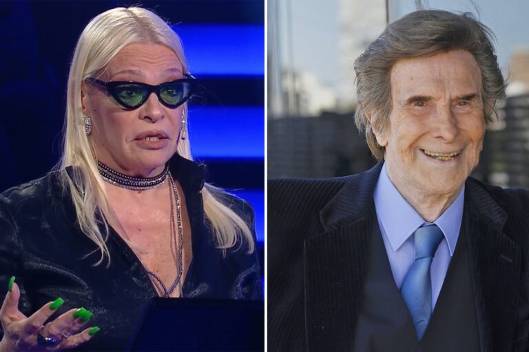 Silvio Soldán durante una entrevista en el estudio de televisión.