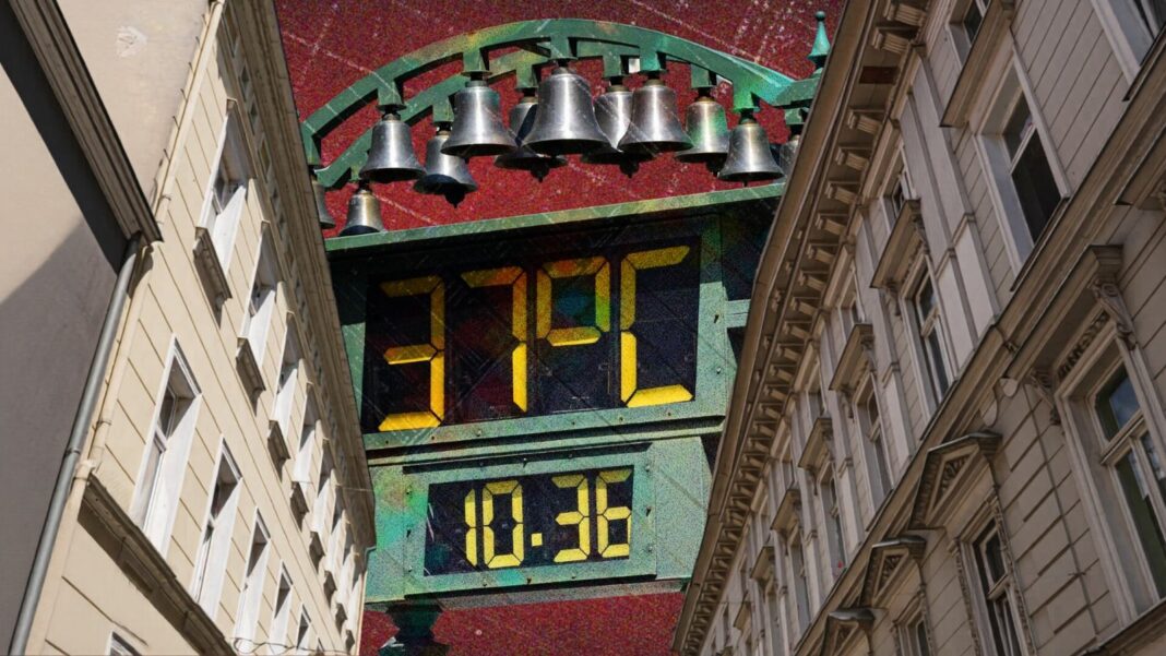 Edificios antiguos en una ciudad española