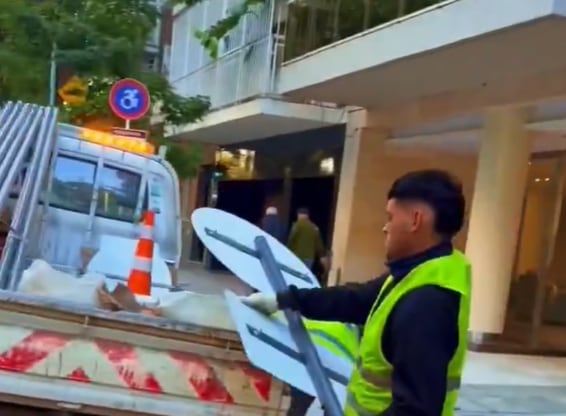 Espacio de estacionamiento reservado para personas con discapacidad en la Ciudad de Buenos Aires