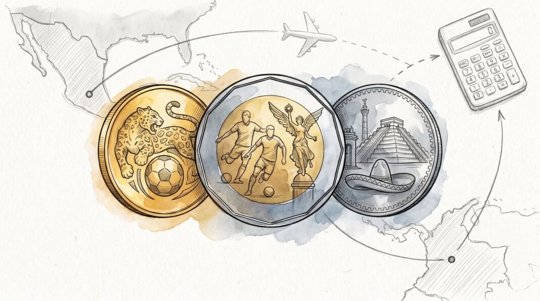 Monedas conmemorativas del Mundial FIFA 2026 acuñadas por la Casa de Moneda de México