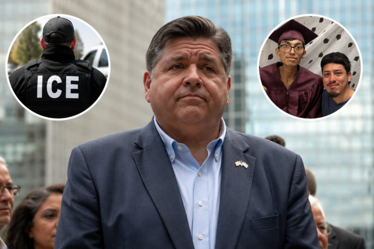 J.B. Pritzker, gobernador de Illinois, habla en una conferencia de prensa