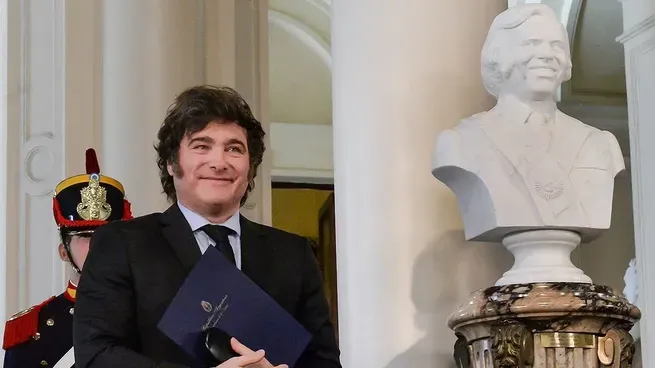 Javier Milei en Casa Rosada