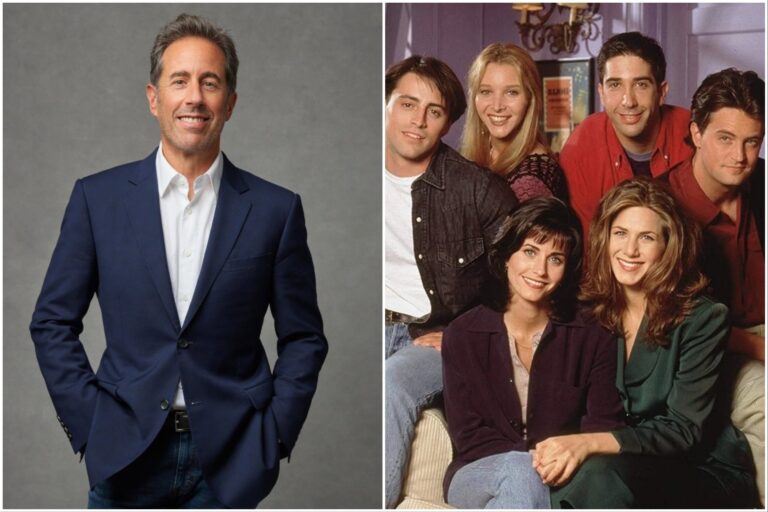 Jerry Seinfeld en el escenario del Greek Theatre durante el festival Netflix Is a Joke