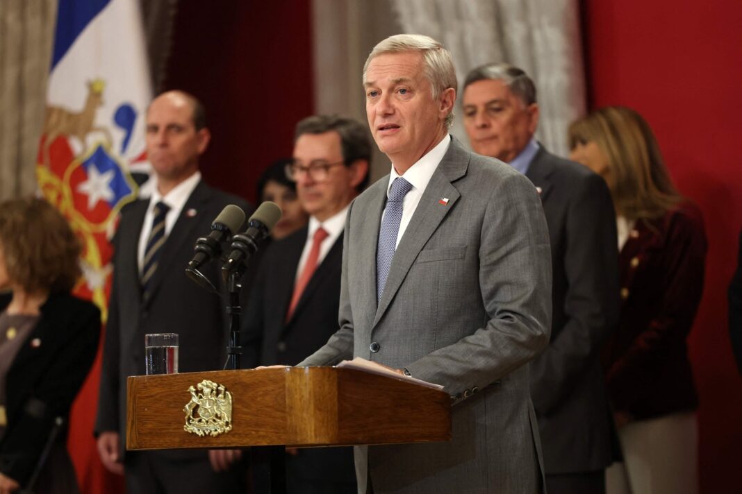 José Antonio Kast en ceremonia de juramento de nuevos ministros