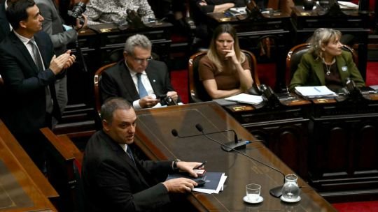 Diputados argentinos en el recinto durante una sesión