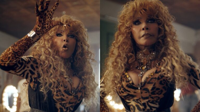 La Tigresa del Oriente posa con su característica indumentaria para la campaña de Warner Bros. Discovery