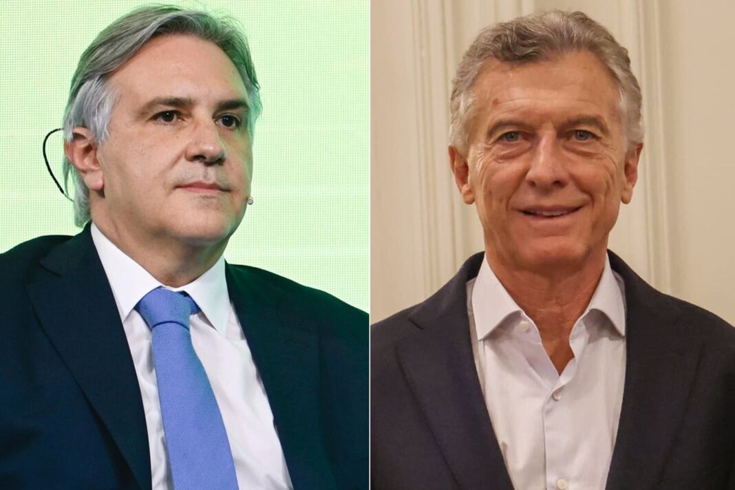 Mauricio Macri y Martín Llaryora en una reunión