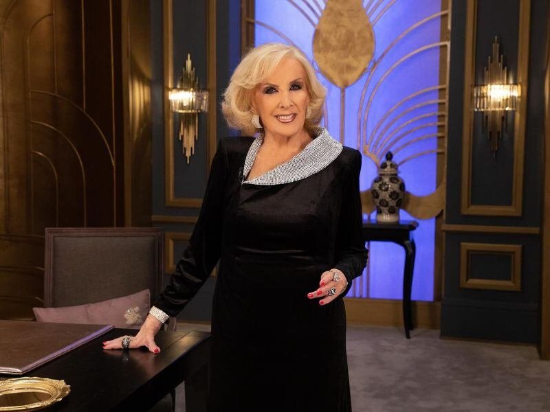 Mirtha Legrand en un video grabado durante la celebración de los 90 años del Obelisco