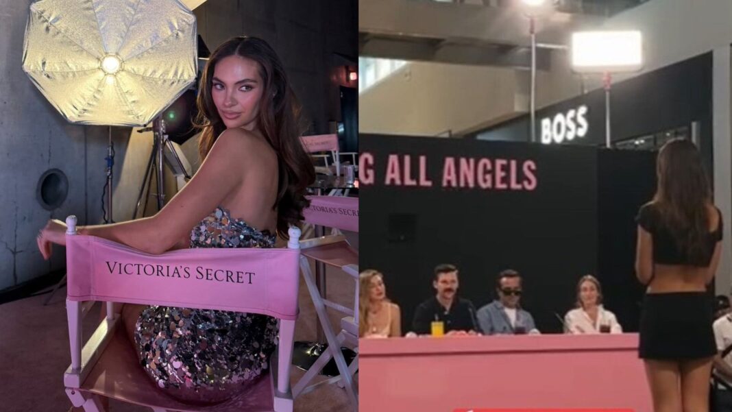 Natalie Vértiz en el casting de Victoria's Secret 2026