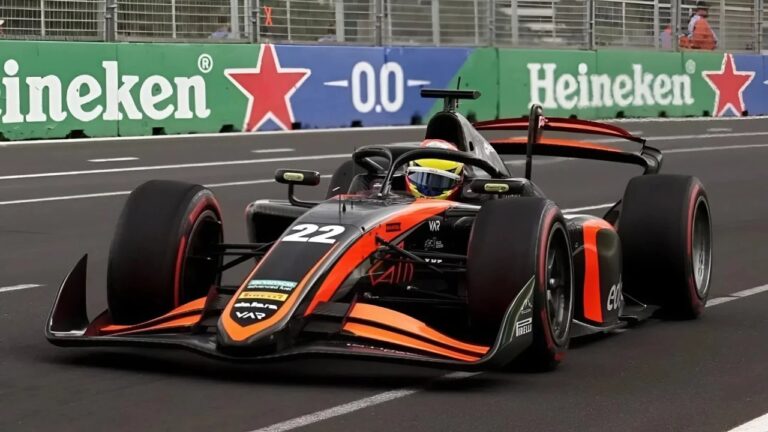 Nicolás Varrone durante la clasificación del GP de Canadá de Fórmula 2