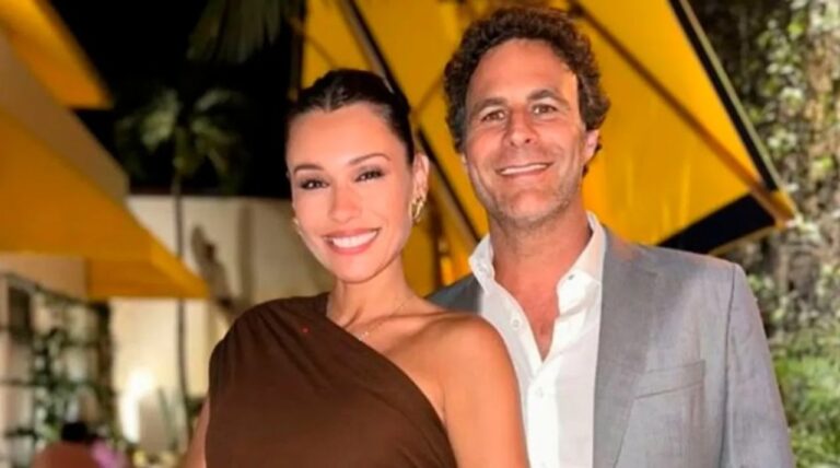 Pampita y Martín Pepa juntos en un evento