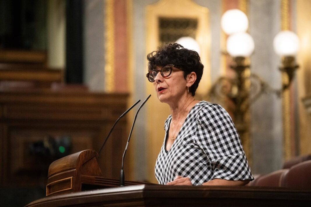 Maribel Vaquero, portavoz del PNV en el Congreso, en una entrevista