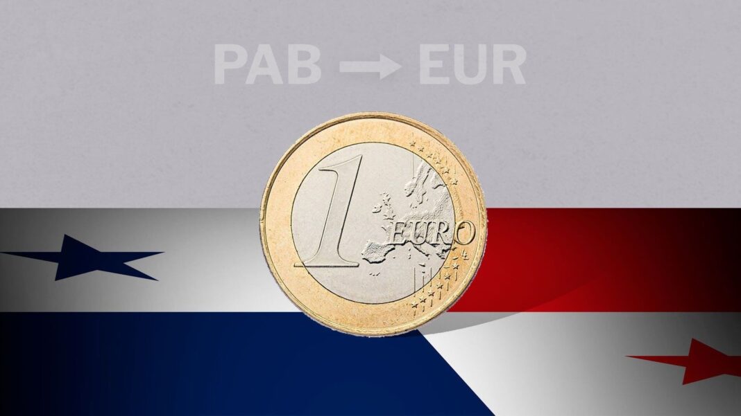 Gráfico de cotización del euro frente al balboa panameño