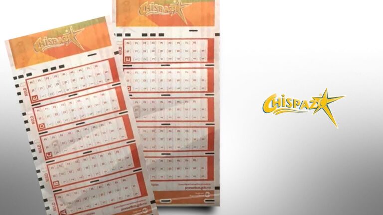 Boleto de Chispazo con números ganadores