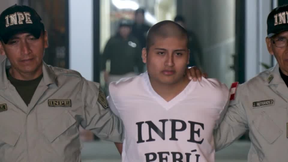 Tony Janzen Valverde Victoriano, alias Pequeño J, en el penal de Marcos Paz