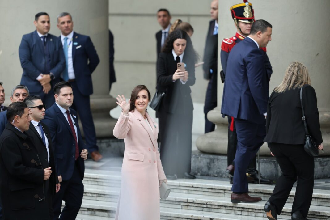 Fotografía de la vicepresidenta Victoria Villarruel