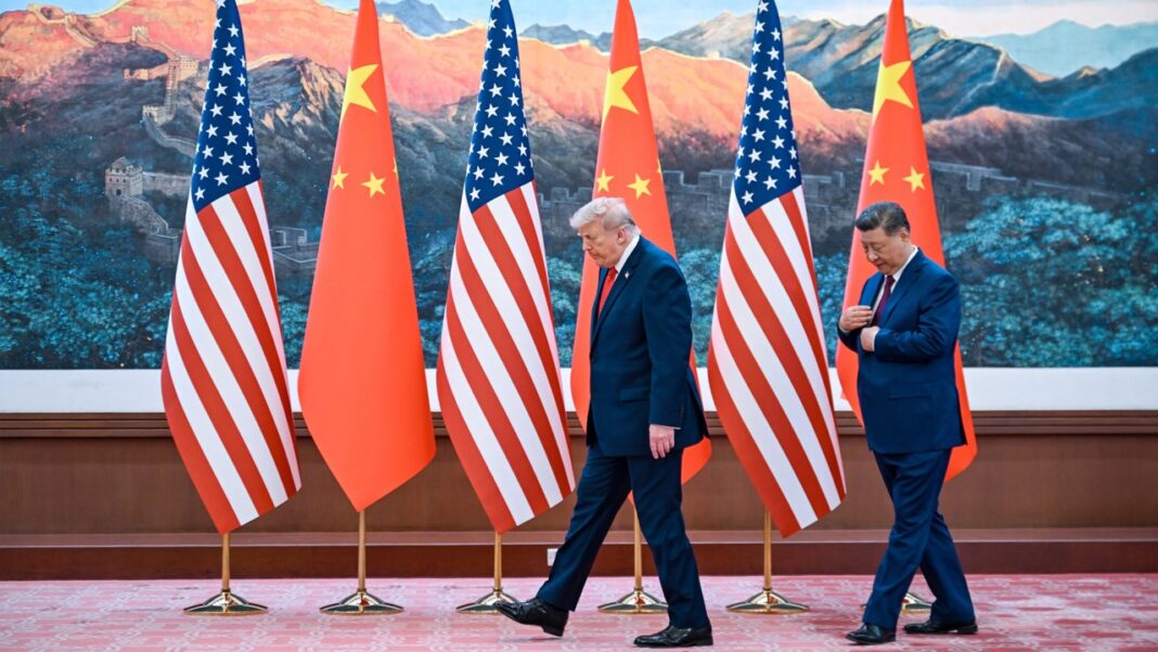 Xi Jinping y Donald Trump en la cumbre bilateral