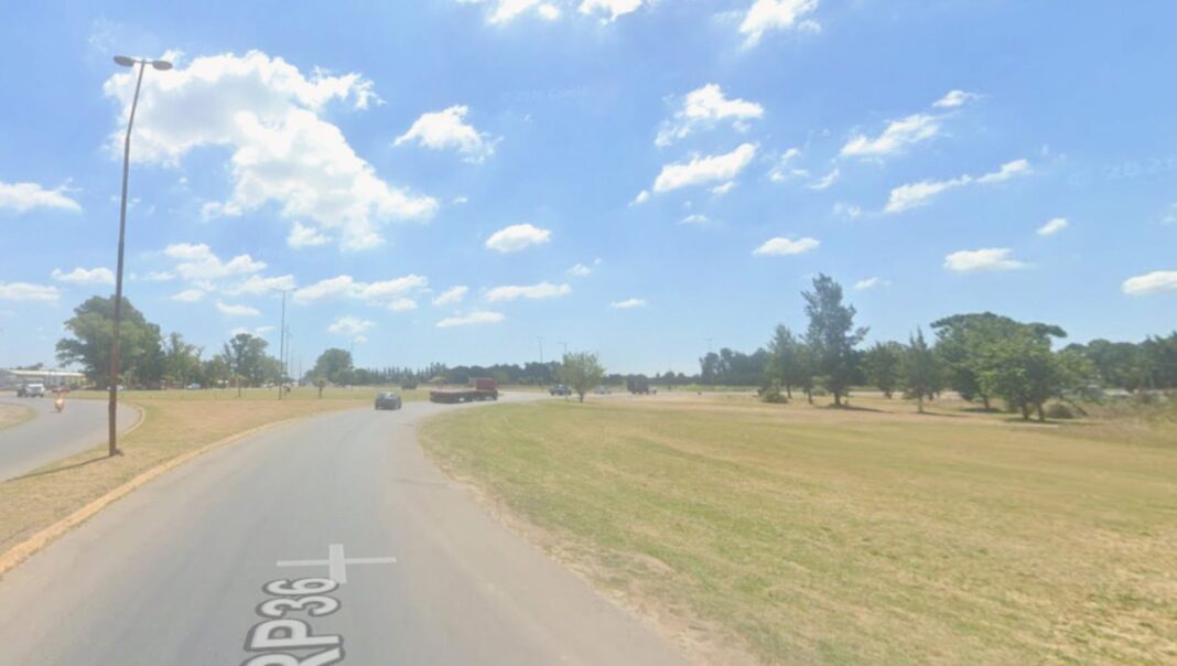 Vivienda en la intersección de ruta 36 y 66, La Plata, donde ocurrió el asalto