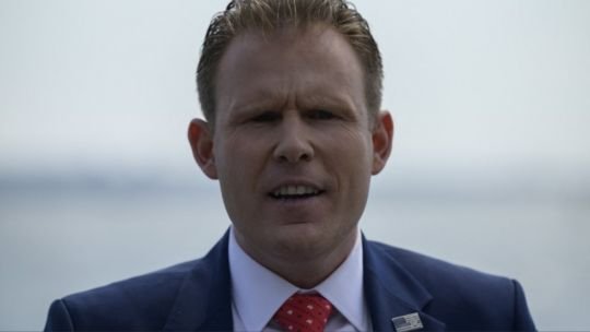 Andrew Giuliani habla en un acto del Atlantic Council en Washington