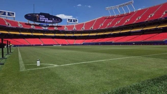 Estadio Arrowhead en Kansas City durante un partido de fútbol