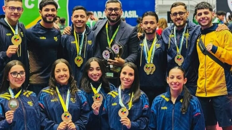 Maick Duke durante su presentación en el Campeonato Panamericano de Karate