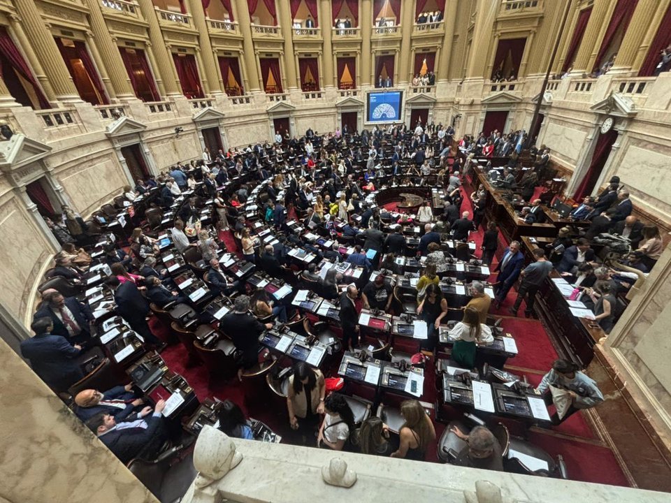 Sesión de la Cámara de Diputados de la Nación Argentina