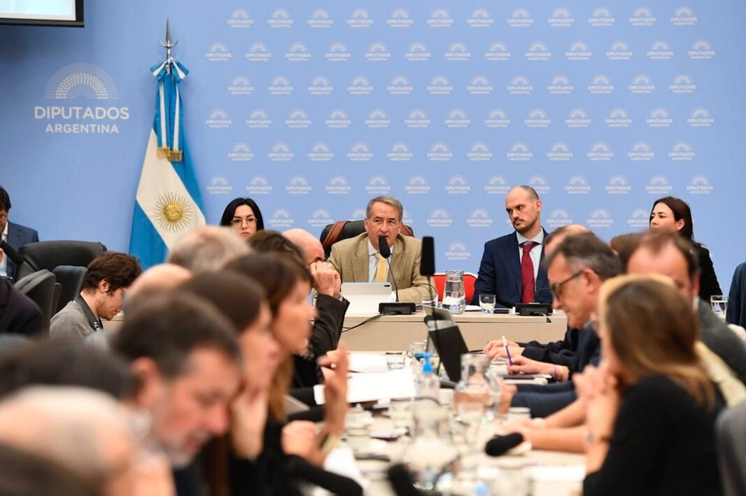 Sesión de comisiones en la Cámara de Diputados