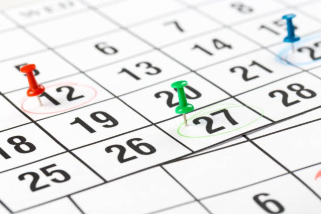 Ilustración de calendario con fecha 12 de junio