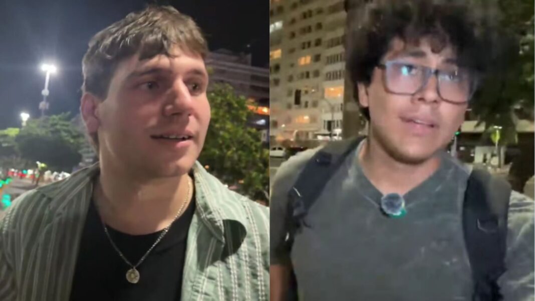 Instantánea del encuentro entre el streamer peruano Antonicra y Gaspi en Río de Janeiro