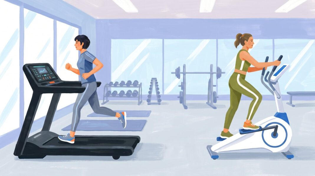 Persona realizando ejercicio cardiovascular al aire libre en ayunas